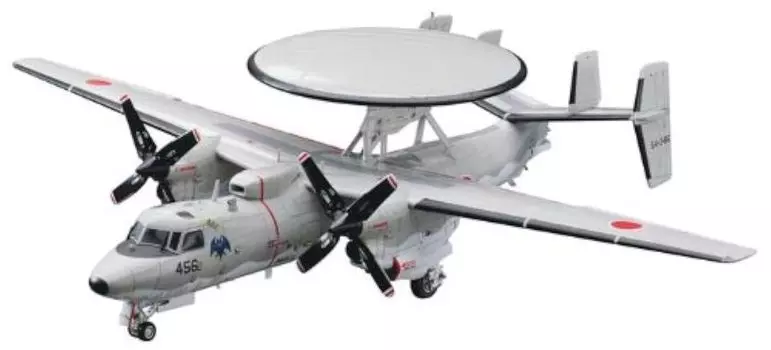 Пластиковая модель самолета Hawkeye ВВС Хасегава E30 1/72 Самооборона E-2C белый