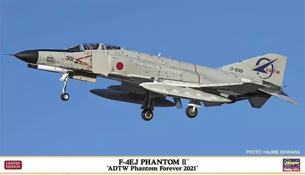 Hasegawa Air Force Phantom II ADTW Phantom Forever 2021 Пластиковая модель 02373 1/72 Самооборона F-4EJ