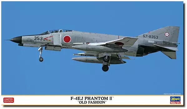 Hasegawa Air Force Phantom II Old Fashion Пластиковая модель 02389 1/72 Самооборона F-4EJ
