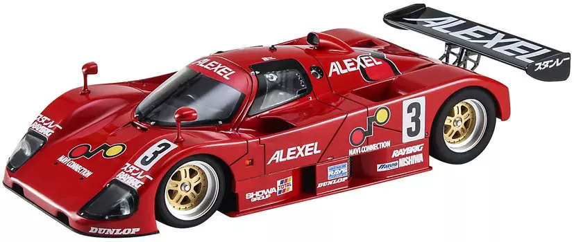Hasegawa ALEXEL Mazda 767B 1992 JSPC Japan Fuji Plastic Model 20539 1/24 (All 1000Km) белый