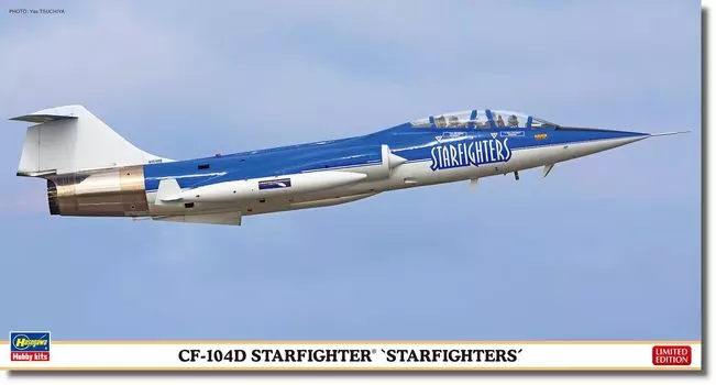 Hasegawa American Aerobatic Team Starfighter Starfighters Plastic Model 07544 1/48 CF-104D (Airplane)