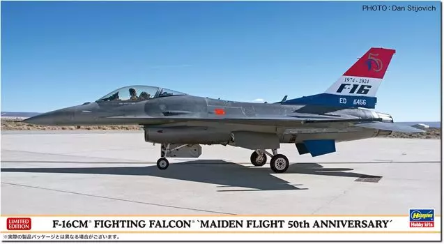 Hasegawa American Fighting Falcon 50th Anniversary of First Flight Пластиковая модель 07535 1/48 F-16CM