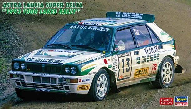 Hasegawa Astra Lancia Super Delta 1993 1000 Lakes Rally Пластиковая модель 20507 1/24