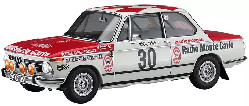 Hasegawa BMW 2002 tii 1975 Monte Carlo Rally Пластиковая модель 20516 1/24