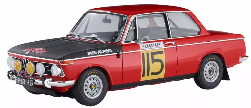 Hasegawa BMW 2002ti 1969 Monte Carlo Rally Class Winner Пластиковая модель 20420 1/24 2/5