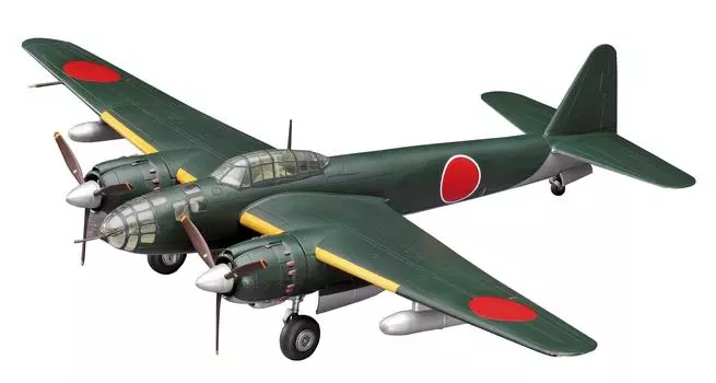 Hasegawa Creator Works Series Brave Thunder Aircraft Factory P1Y1 Land Bomber Galaxy Type 11 Scale Plastic Model 64716 1/72