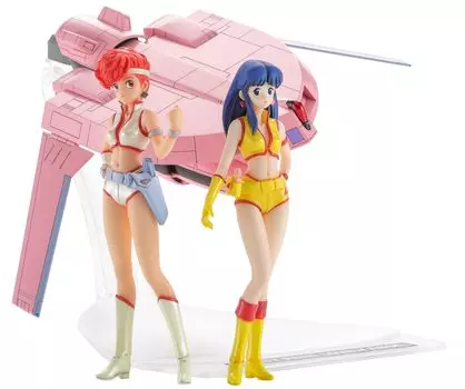 Hasegawa Creator Works Series Dirty Pair Kei Yuri Angel Scale Пластиковая модель CW24 и с Lovely 1/20