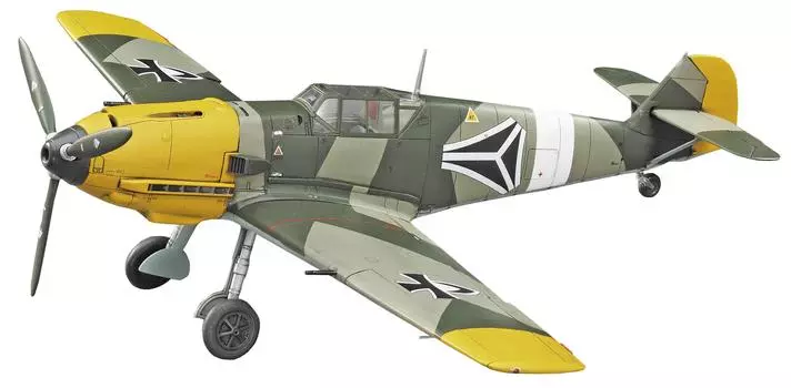 Hasegawa Creator Works Series Izetta of the End Масштабная пластиковая модель Messerschmitt 64741 Bf109E-4 1/48