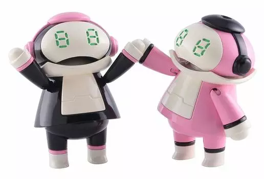 Hasegawa Creator Works Series Маленький мехатромат Куро Момо Пластиковая модель CW17 №02 и цветовая кодировка