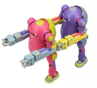 Hasegawa Creator Works Series Mechatro Wego Power Arm Purple Pink Scale Пластиковая модель 64754 № 07 и 1/35