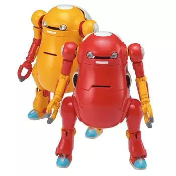 Hasegawa Creator Works Series Mechatro Wego Red Yellow Scale Plastic Model CW09 No.01 & 1/35