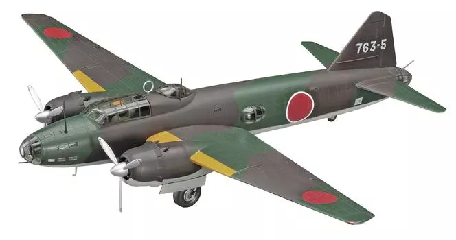 Hasegawa Creator Works Series Witch Mitsubishi G4M1 Complete Land Attack Aircraft Type 11 Scale Plastic Model 64714 Stanley s 1/72