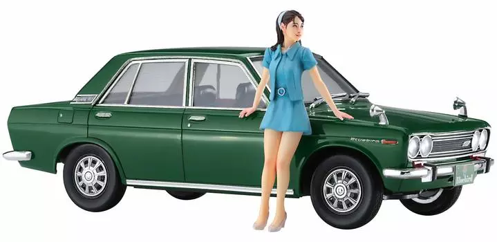 Hasegawa Datsun Bluebird 1600SSS Фигурка для девочек Пластиковая модель SP477 1/24 с 60-минутками