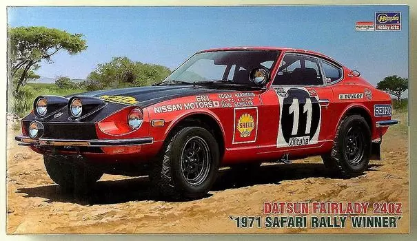 Hasegawa Datsun Fairlady 240Z Победитель ралли Сафари 1971 года 1/24