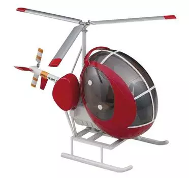 Hasegawa Egg Plane America Hughes 300 Plastic Model TH24 Non-Scale