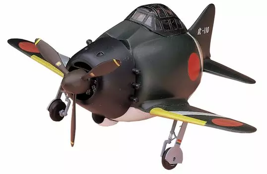 Hasegawa Egg Plane Японский Военно-морской истребитель Zero Fighter Пластиковая модель TH8 Немасштабная