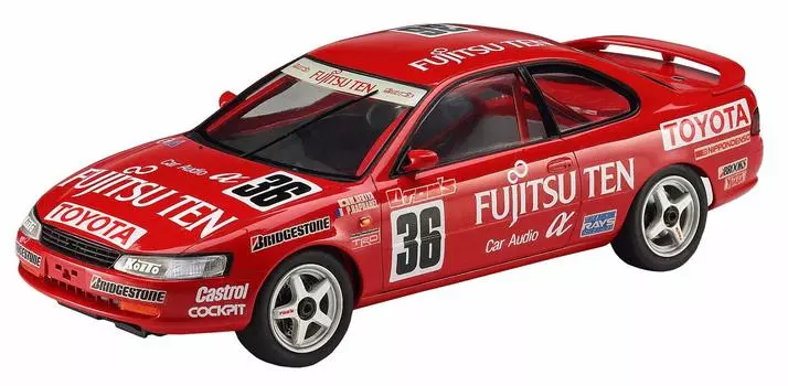 Hasegawa Fujitsu Ten Toms Corolla AE101 Пластиковая модель 20302 1/24 красный