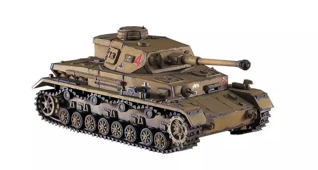 Hasegawa немецкая армия немецкий танк Panzer IV F2 пластиковая модель MT42 1/72