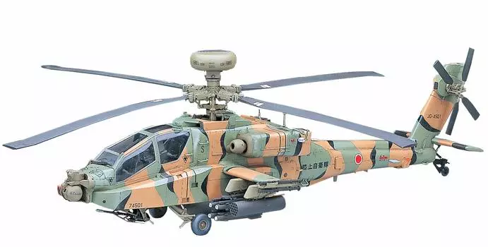 Hasegawa Ground Force Japanese Naval Force Attack Helicopter Apache Longbow Plastic Model PT42 1/48 Self-Defense Self-Defense AH-64D