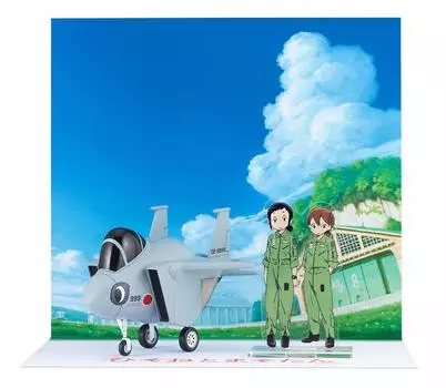 Hasegawa Hisone и Masotan Egg Plane фигурка на подставке пластиковая модель SP384 F-15 с акрилом без масштаба
