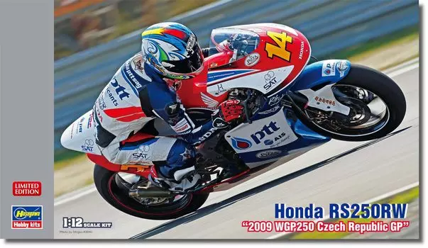 Hasegawa Honda RS250RW 2009 WGP250 Пластиковая модель 21757 1/12