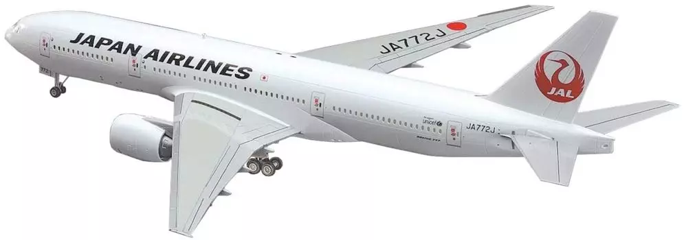 Hasegawa Japan Airlines plastic model 14 1/200 B777-200