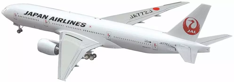 Hasegawa Japan Airlines plastic model 14 1/200 B777-200