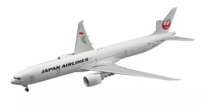 Пластиковая модель самолета B777-300ER от Hasegawa Japan Airlines 19 1/200 серый