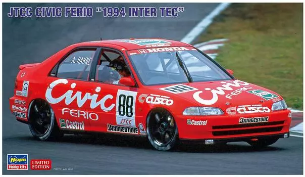 Hasegawa JTCC Civic Ferio 1994 Inter TEC Пластиковая модель 20385 1/24