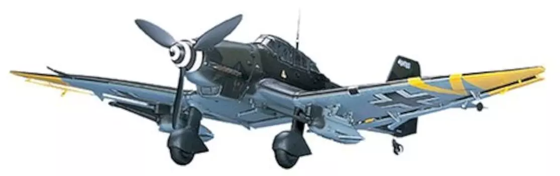 Хасегава Юнкерс Штука истребитель танков 1/48 Ju87G-2 #JT54
