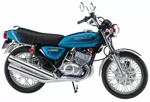 Hasegawa Kawasaki Plastic Model 21729 1/12 KH250-B2