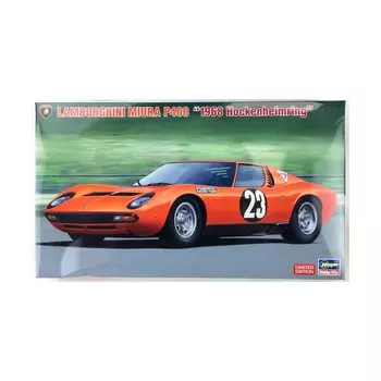 Hasegawa Lamborghini Miura P400 1968 Хоккенхаймринг, пластиковая модель 20567 1/24