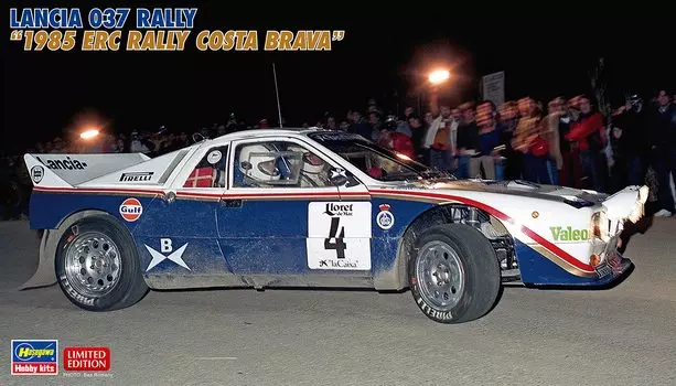 Hasegawa Lancia 037 Rally 1985 ERC Rally Costa Brava Пластиковая модель 20523 1/24