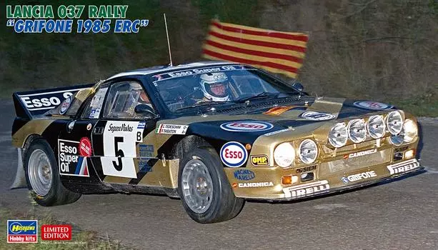Hasegawa Lancia 037 Rally Grifone 1985 ERC Plastic Model 20485 1/24