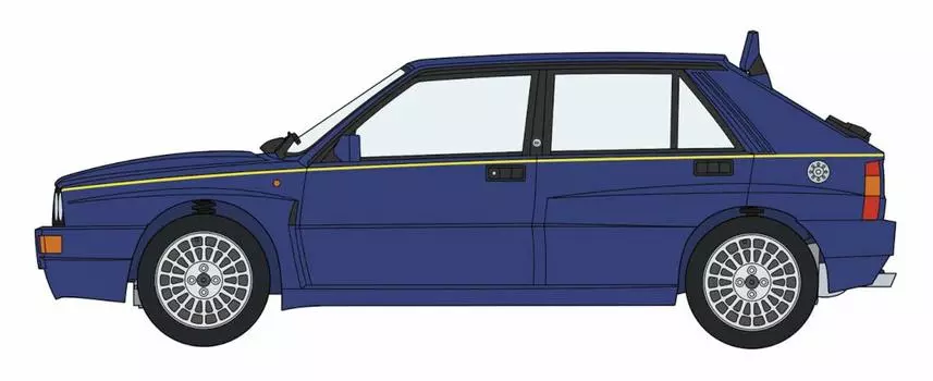 Hasegawa Lancia Delta HF Integrale Evoluzione Blue Lagos Plastic Model 20481 1/24
