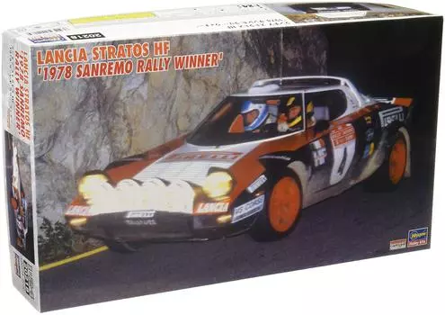 Hasegawa Lancia Stratos HF 1978 Sanremo Rally Winner Пластиковая модель 20218 1/24