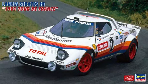 Hasegawa Lancia Stratos HF 1981 Tour de France Пластиковая модель 20499 1/24