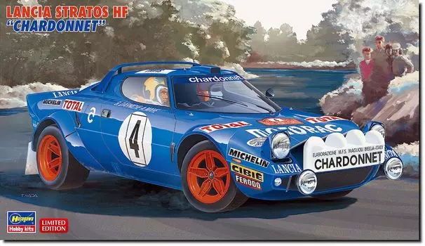 Hasegawa Lancia Stratos HF Chardonnay Пластиковая модель 20653 1/24