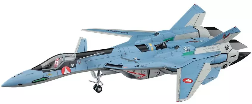 Hasegawa Macross Plus Ravens scale plastic model 65873 VF-19A VF-X 1/48