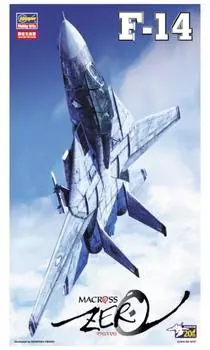 Hasegawa Macross Zero scale plastic model 65761 F-14 1/72