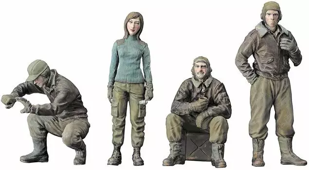 Hasegawa Maschinen Krieger Figure Set Scale Plastic Model MK02 Ma.K. 1/20