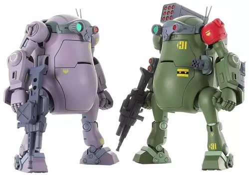 Hasegawa Mechatro Wego Votoms Collaboration Series Melki Akara Red Solder Kastam Scale Plastic Model 64814 Vol.3 & 1/35 (Robot)