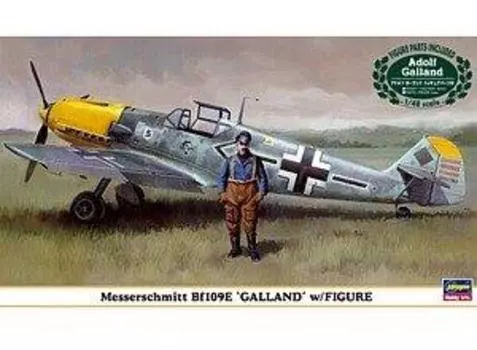 Hasegawa Messerschmitt Bf109E Garland 09879 1/48 w/Figure