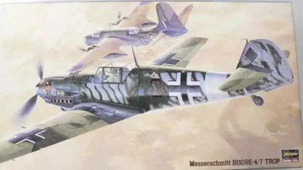 Hasegawa Messerschmitt Trop 1/48 BF109E-4/7 #JT10