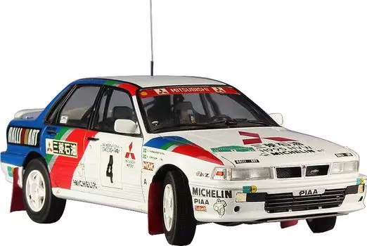 Hasegawa Mitsubishi Galant 1991 Monte Rally Пластиковая модель 20288 1/24 VR-4 Carlo/Swedish
