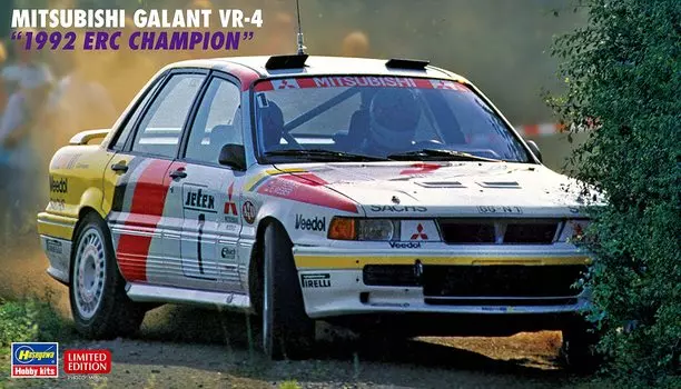 Hasegawa Mitsubishi Galant 1992 ERC Champion Пластиковая модель 20518 1/24 VR-4