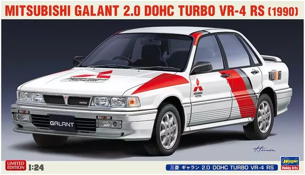 Hasegawa Mitsubishi Galant DOHC TURBO RS Пластиковая модель 20627 1/24 2.0 VR-4