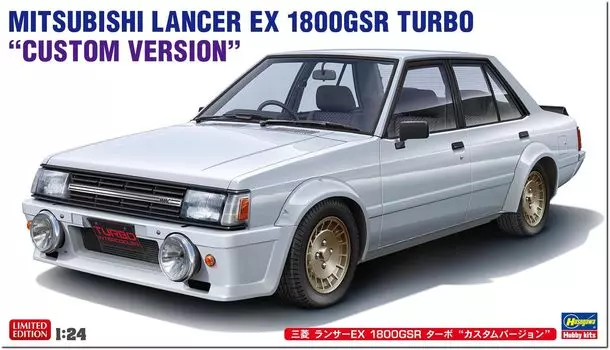Hasegawa Mitsubishi Lancer EX 1800GSR Turbo Custom Version Plastic Model 20740 1/24 (Car)
