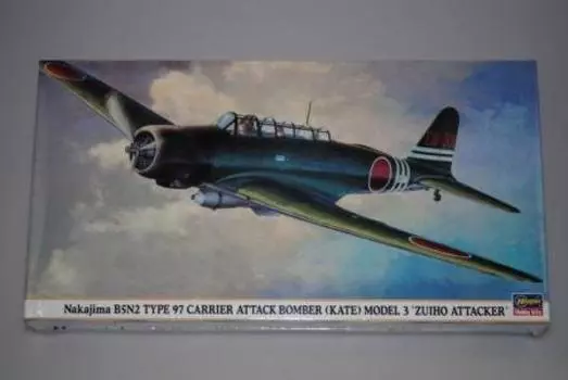 Hasegawa Nakajima B5N2 Тип 97 3 Палубный ударный самолет Zuiho Ударная эскадрилья 1/48 №