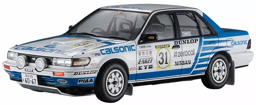 Hasegawa Nissan Bluebird седан 1988 года, японская раллийная пластиковая модель 20470 1/24 4-дверный SSS-R (Тип U12)
